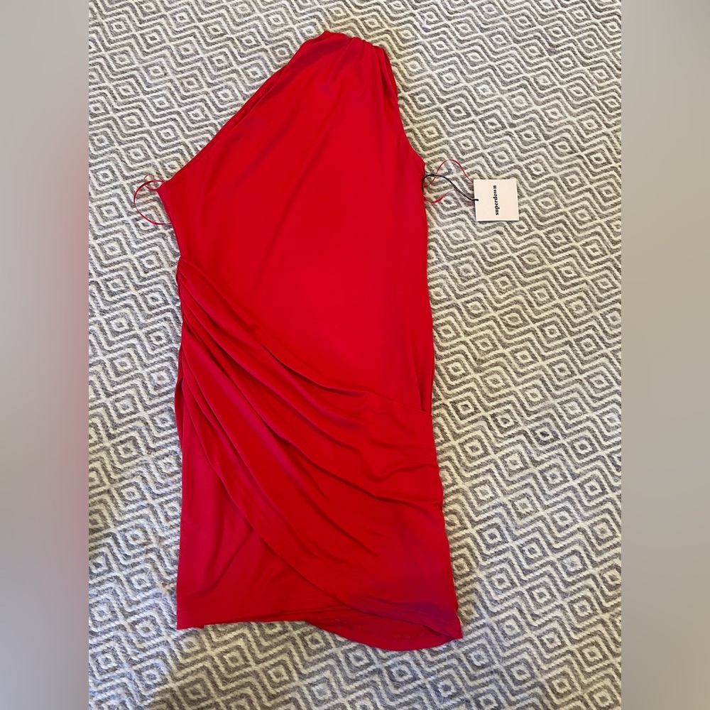 Superdown Shani ruched mini dress NWT